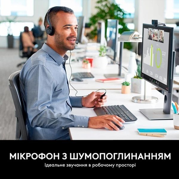Гарнітура Logitech PC 960 USB (981-000100) 981-000100 фото