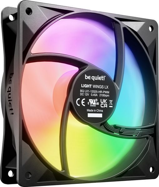 Вентилятор be quiet! Light Wings LX 120mm PWM High-Speed 3-Pack Black (BL124) BL124 фото