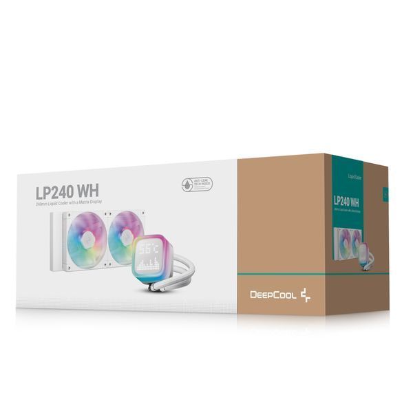 Система водяного охолодження DeepCool LP240 ARGB White (R-LP240-WHMSMC-G-1) R-LP240-WHMSMC-G-1 фото
