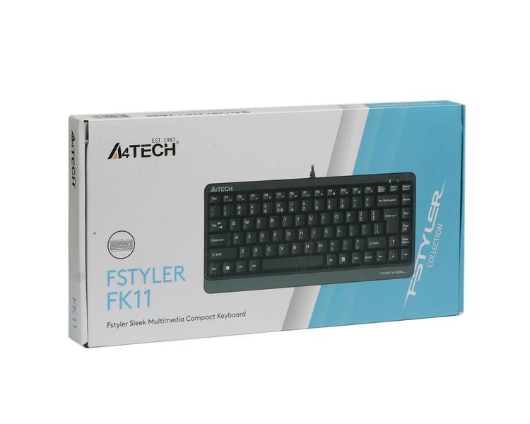 Клавіатура A4Tech FK11 Ukr Grey FK11 USB (Grey) фото