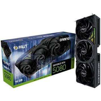 Відеокарта GF RTX 5080 16GB GDDR7 GamingPro Palit (NE75080019T2-GB2031A) NE75080019T2-GB2031A фото