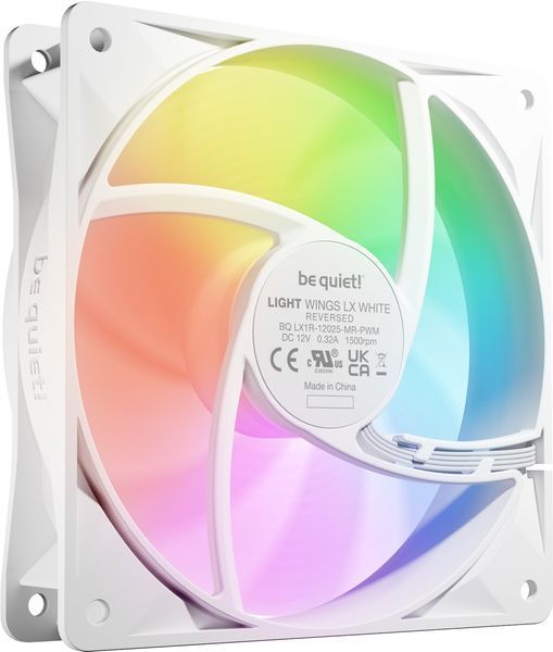 Вентилятор be quiet! Light Wings LX 120mm PWM Reverse White (BL133) BL133 фото