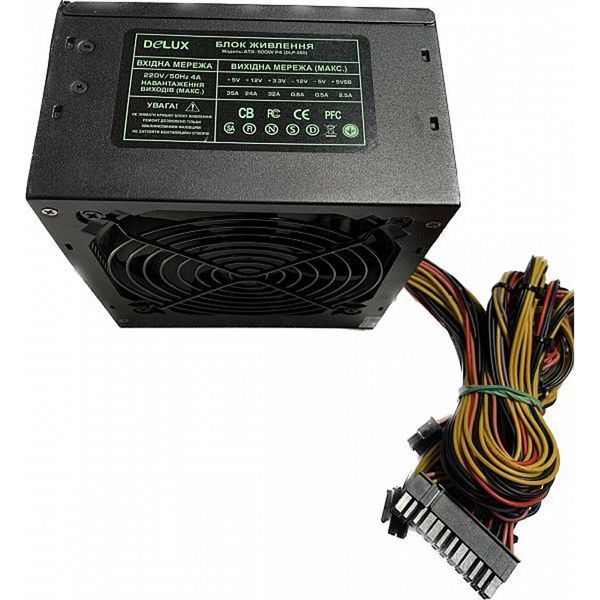 Блок живлення Delux DLP-35D Black 500W bulk DLP-35D Black фото