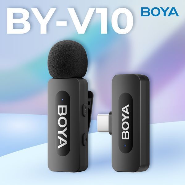 Мікрофон BOYA BY-V10 Type-C Black BY-V10 фото