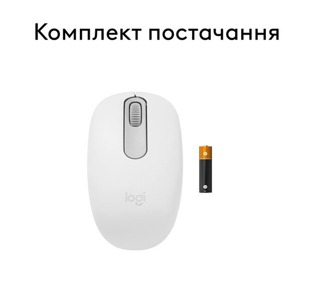 Миша бездротова Logitech M196 Off White (910-007460) 910-007460 фото