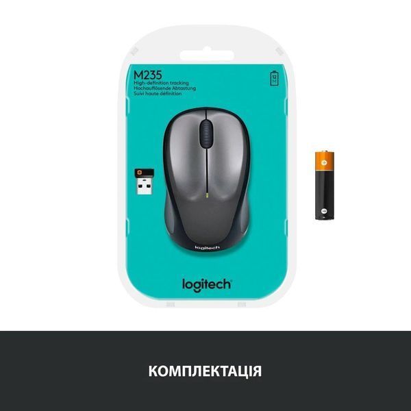 Миша бездротова Logitech M235 Grey (910-002201) 910-002201 фото