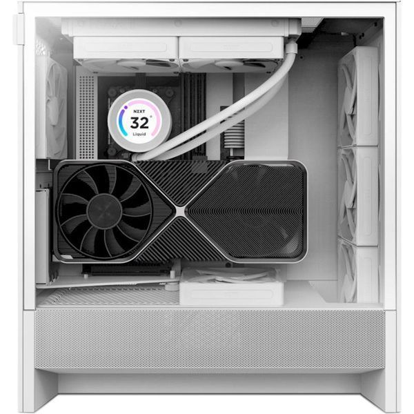 Корпус NZXT H5 Flow White (CC-H52FW-01) без БЖ CC-H52FW-01 фото