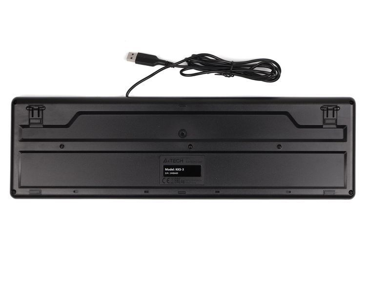 Клавіатура A4Tech KK-3 Black KK-3 USB (Black) фото