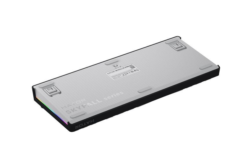 Клавіатура бездротова Hator Skyfall 80 Wireless Black/White (HTK3180UA) HTK3180UA фото