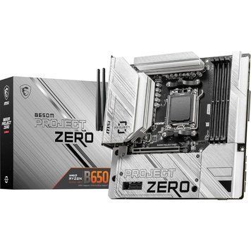 Материнская плата MSI B650M Project Zero Socket AM5 B650M PROJECT ZERO фото