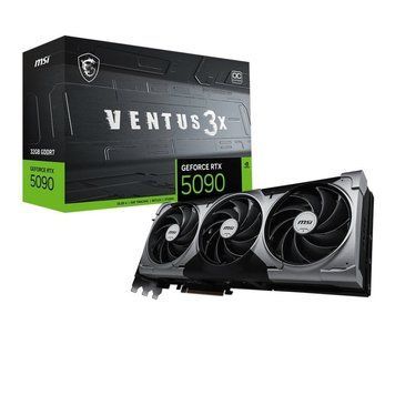 Відеокарта GF RTX 5090 32GB GDDR7 Ventus 3X OC MSI (GeForce RTX 5090 32G VENTUS 3X OC) GeForce RTX 5090 32G VENTUS 3X OC фото