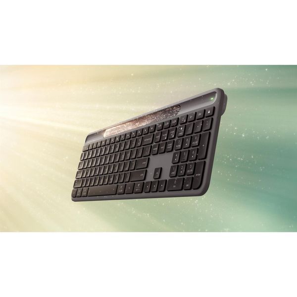 Клавiатура бездротова Logitech Slim Solar+ Graphite (920-013764) 920-013764 фото