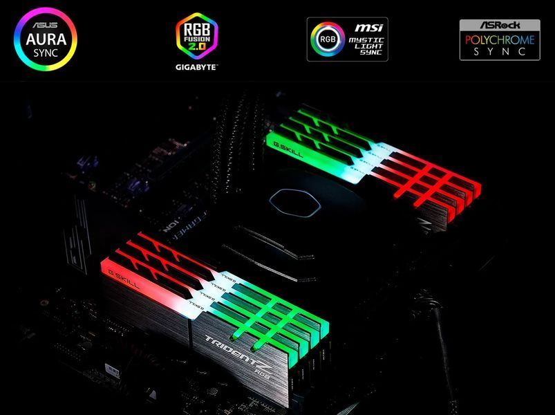 Модуль пам`ятi DDR4 2x16GB/3600 G.Skill Trident Z RGB (F4-3600C18D-32GTZR) 276132 фото