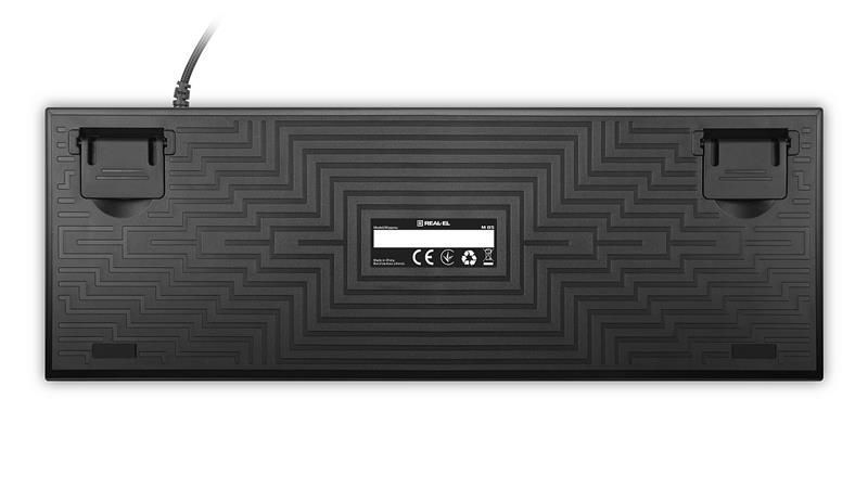 Клавіатура REAL-EL M 05 Grey USB EL123100044 фото