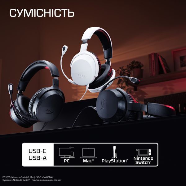 Гарнітура HyperX Cloud Stinger 3 Wired Black (BS1T5AA) BS1T5AA фото