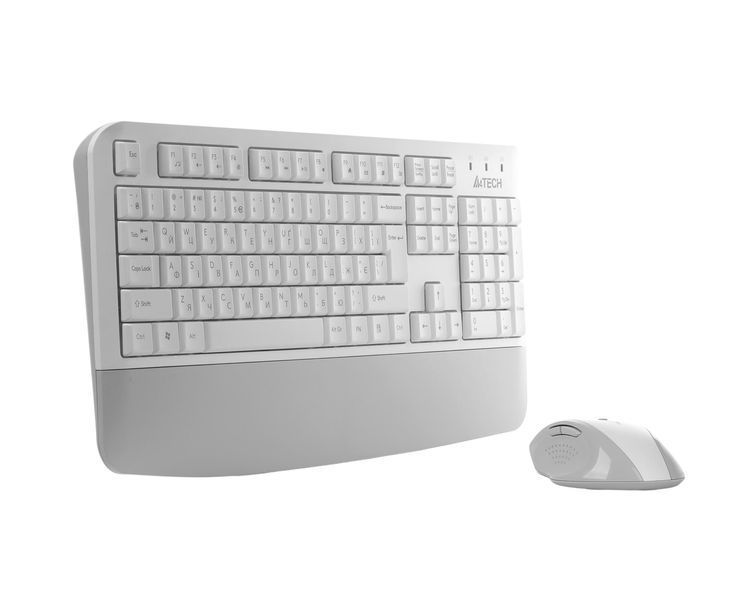 Комплект (клавіатура, миша) бездротовий A4Tech Fstyler FG2500S Plus White FG2500S Plus (White) фото