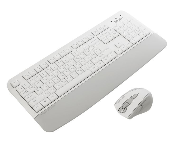Комплект (клавіатура, миша) бездротовий A4Tech Fstyler FG2500S Plus White FG2500S Plus (White) фото