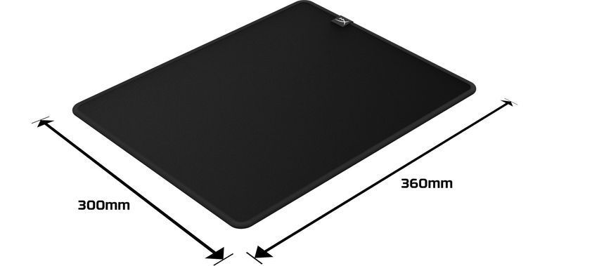 Ігрова поверхня HyperX Pulsefire Mat, M (360x300x3мм), чорний 4Z7X3AA фото
