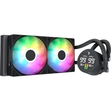 Система водяного охолодження AeroCool Abyss L240R Digi Black (ACLA-AD24117.11) ACLA-AD24117.11 фото