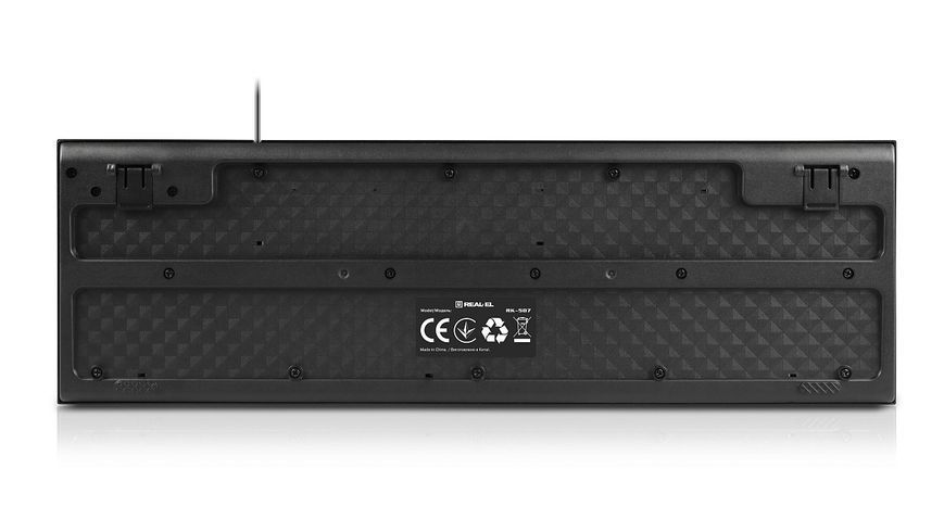 Клавіатура REAL-EL RK-507 Black EL123100050 фото