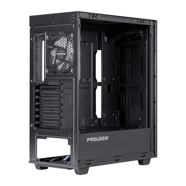 Корпус Prologix E122 Tempered Glass&Mesh Black E122 Black фото