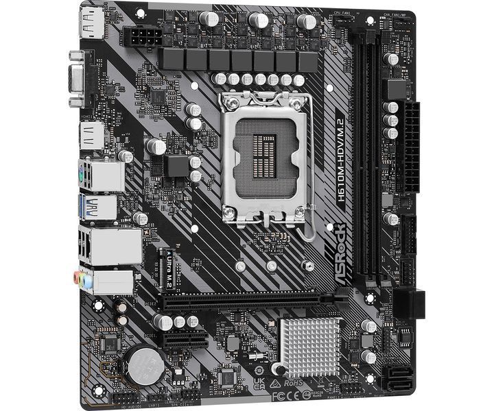 Материнська плата ASRock H610M-HDV/M.2 R2.0 Socket 1700 H610M-HDV/M.2 R2.0 фото