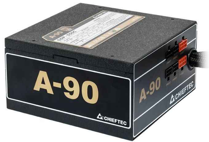 Блок живлення CHIEFTEC A-90 (650W), >90%, 140мм, 1xMB 24pin(20+4), 1xCPU 8pin(4+4), 3xMolex, 6xSATA, 2xPCIe 8pin(6+2), Modular GDP-650C фото