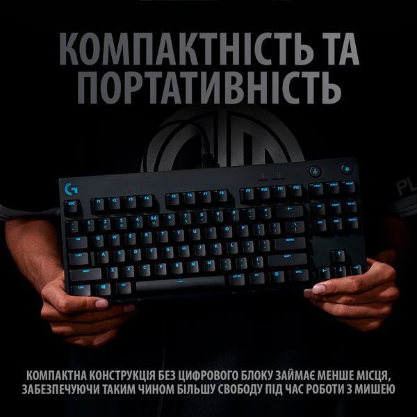 Клавiатура Logitech G Pro Mechanical Gaming (920-009392) 920-009392 фото