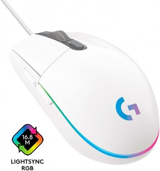 Миша Logitech G102 Lightsync White (910-005824) 910-005824 фото