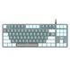 Клавіатура Aula Mechanical F3287 White/Grey Keycap KRGD Blue (6948391240688) 6948391240688 фото 1