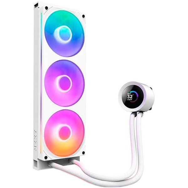 Система водяного охолодження NZXT Kraken Plus 360 RGB V2 White (RL-KR360-W2) RL-KR360-W2 фото