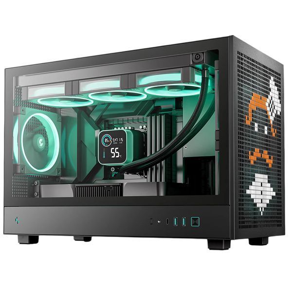 Корпус DeepCool CH260 Black (R-CH260-BKNGM0-G-1) без БЖ R-CH260-BKNGM0-G-1 фото