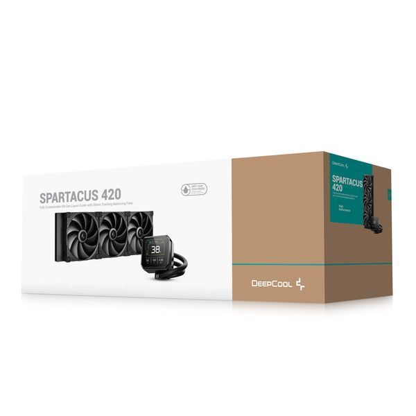 Система водяного охолодження DeepCool Spartacus 420 Black (R-SPT420-BKDSMP-G-1) R-SPT420-BKDSMP-G-1 фото