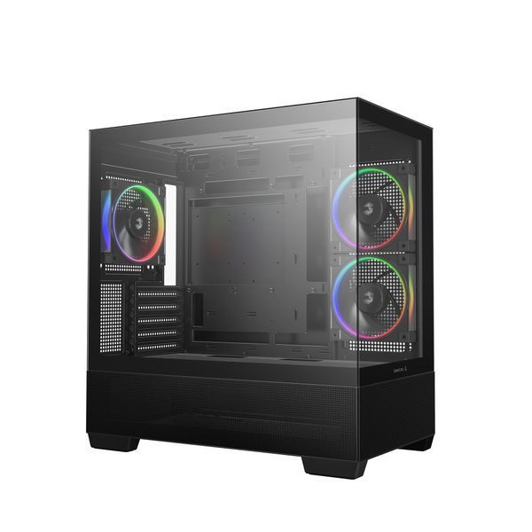Корпус DeepCool CG380 3F Black (R-CG380-BKAGM3-G) без БЖ R-CG380-BKAGM3-G фото