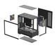 Корпус DeepCool CG380 3F Black (R-CG380-BKAGM3-G) без БЖ R-CG380-BKAGM3-G фото 3