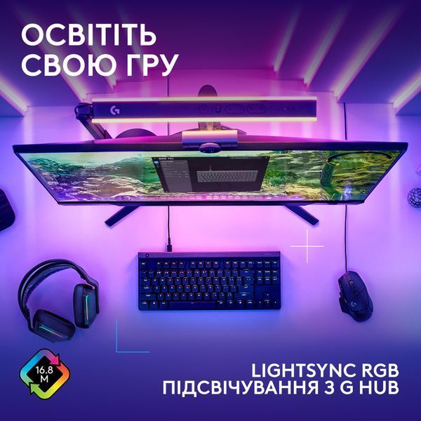 Клавiатура Logitech G515 TKL Black Tactile (920-014133) 920-014133 фото