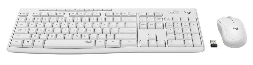 Комплект (клавiатура, миша) бездротовий Logitech MK295 Combo White (920-009824) 920-009824 фото