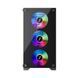 Корпус 1stPlayer X2-M-BK-4F1 Black без БЖ X2-M-BK-4F1 фото 2