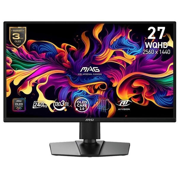 Монітор MSI 26.5" MAG 272QP QD-OLED X24 Black 240Hz MAG 272QP QD-OLED X24 фото