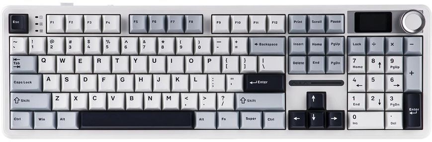 Клавіатура бездротова Aula F108 Pro White (6978080501318) 6978080501318 фото