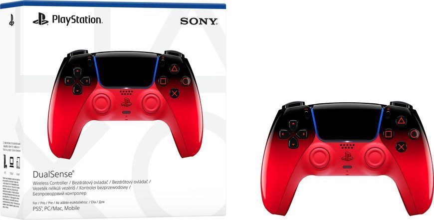 Геймпад бездротовий Sony PlayStation 5 DualSense Techno Red (1000048516) 605755 фото
