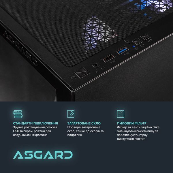 Ігровий комп`ютер ASGARD GAMER 5070 12GB / Ryzen 5 9600X / DDR5 32GB / SSD 1TB (ASG-G-5070-7521) ASG-G-5070-7521 фото