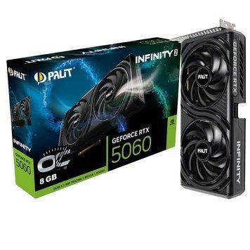 Відеокарта GF RTX 5060 8GB GDDR7 Infinity 2 OC Palit (NE75060V19P1-GB2063L) NE75060V19P1-GB2063L фото