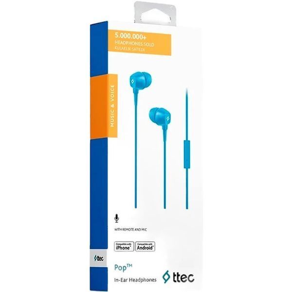 Гарнітура Ttec Pop Blue (2KMM13M) 2KMM13M фото