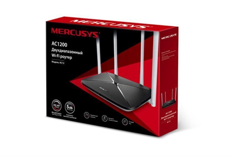 Бездротовий маршрутизатор Mercusys AC12 AC12 фото