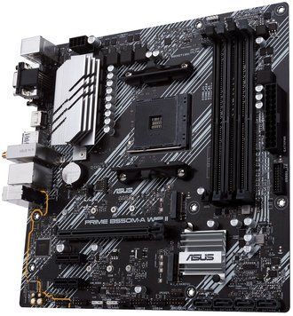 Материнcька плата ASUS PRIME B550M-A WIFI II sAM4 B550 4xDDR4 M.2 HDMI DP D-Sub Wi-Fi BT mATX 90MB19X0-M0EAY0 фото