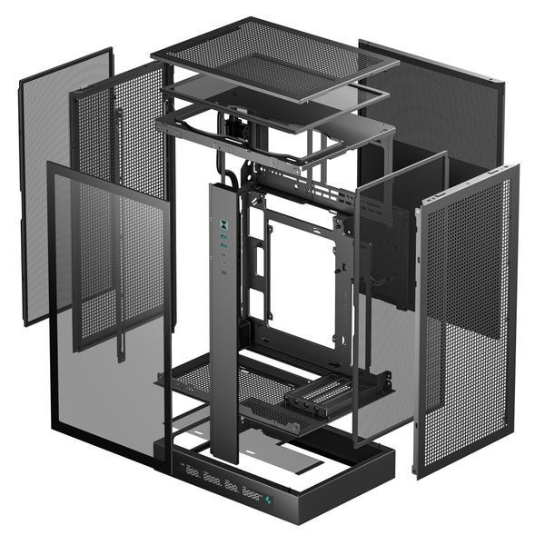 Корпус DeepCool CH270 Digital Black (R-CH270-BKNDM0-G-1) без БЖ R-CH270-BKNDM0-G-1 фото