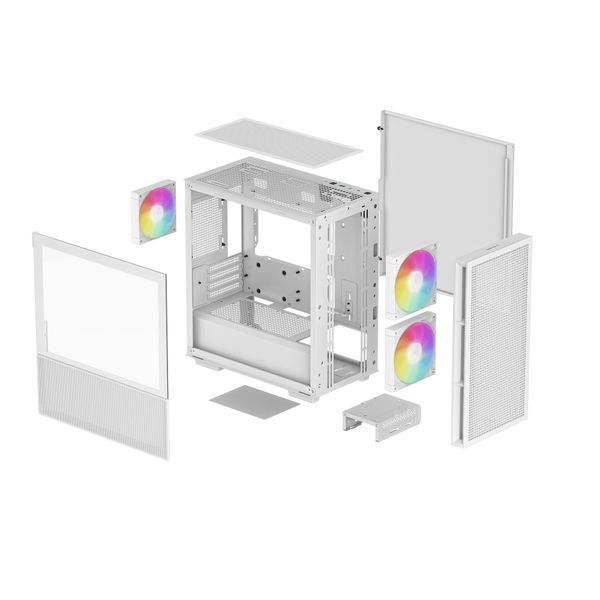 Корпус DeepCool CH360 White (R-CH360-WHAPE3-G-1) без БЖ R-CH360-WHAPE3-G-1 фото