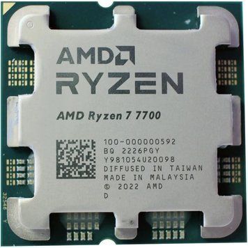 Процесор AMD Ryzen 7 7700 (3.8GHz 32MB 65W AM5) Tray (100-000000592) 100-000000592 фото