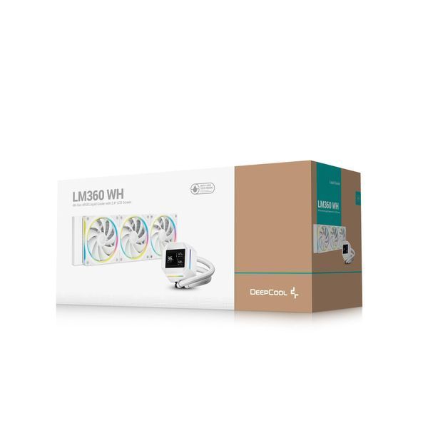 Система водяного охолодження DeepCool LM360 WH (R-LM360-WHDMMC-1) R-LM360-WHDMMC-1 фото